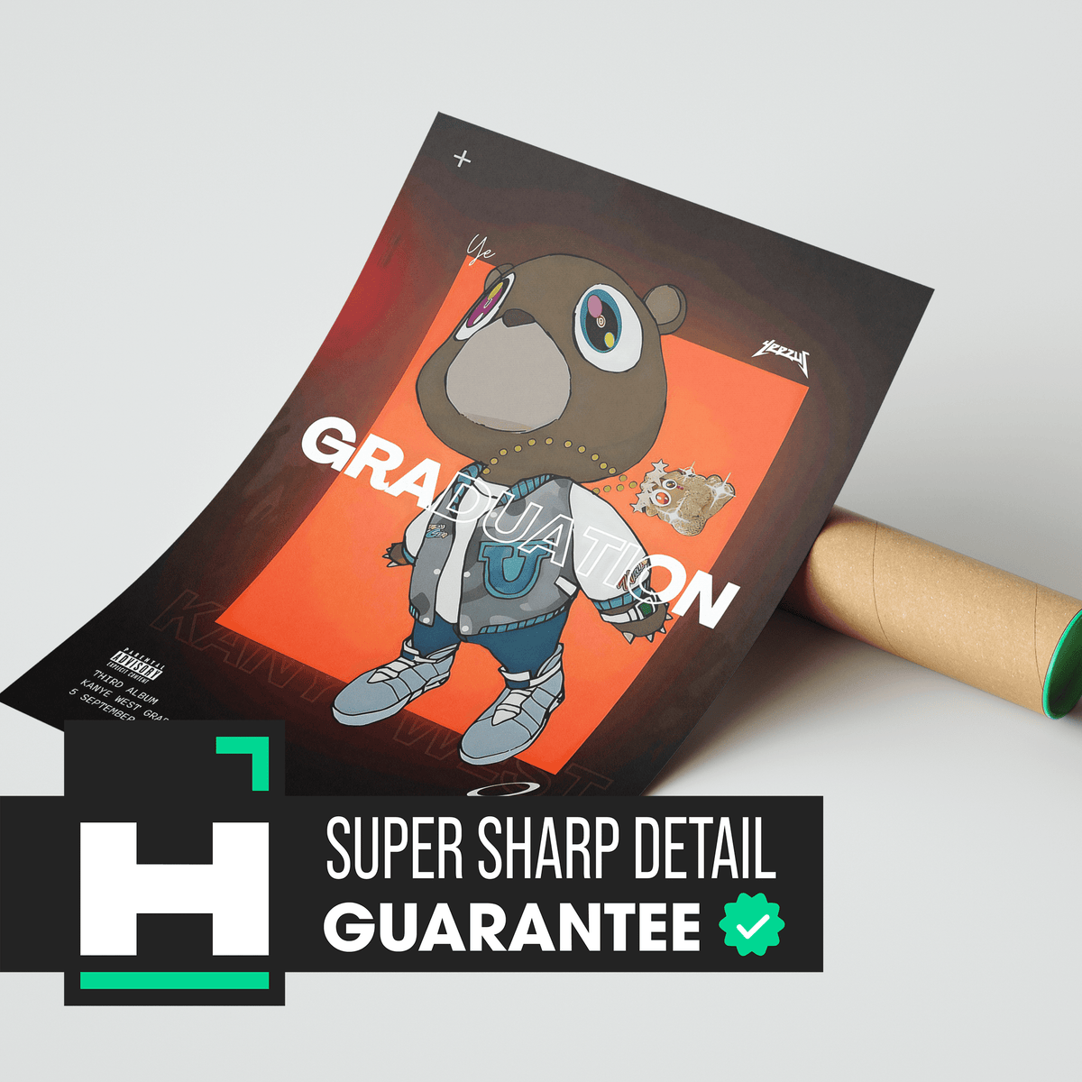 Kanye West Graduation Exclusive Poster - Posters, Prints & Wall Art | HYPE Posters
