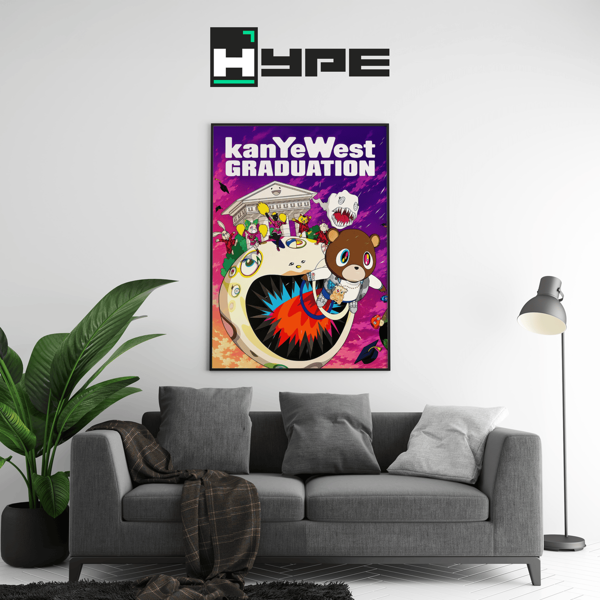 Kanye West Graduation Poster - Posters, Prints & Wall Art | HYPE Posters