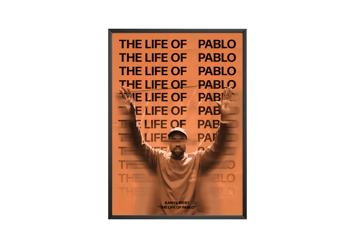 Kanye West 'The Life Of Pablo' Focus Poster - Posters, Prints & Wall Art | HYPE Posters