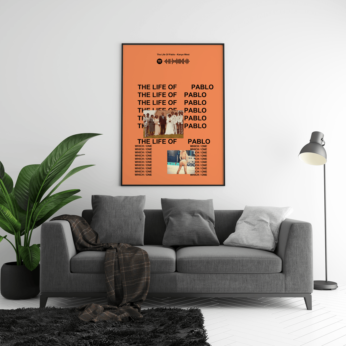 Kanye West 'The Life Of Pablo' Spotify Poster - Posters, Prints & Wall Art | HYPE Posters