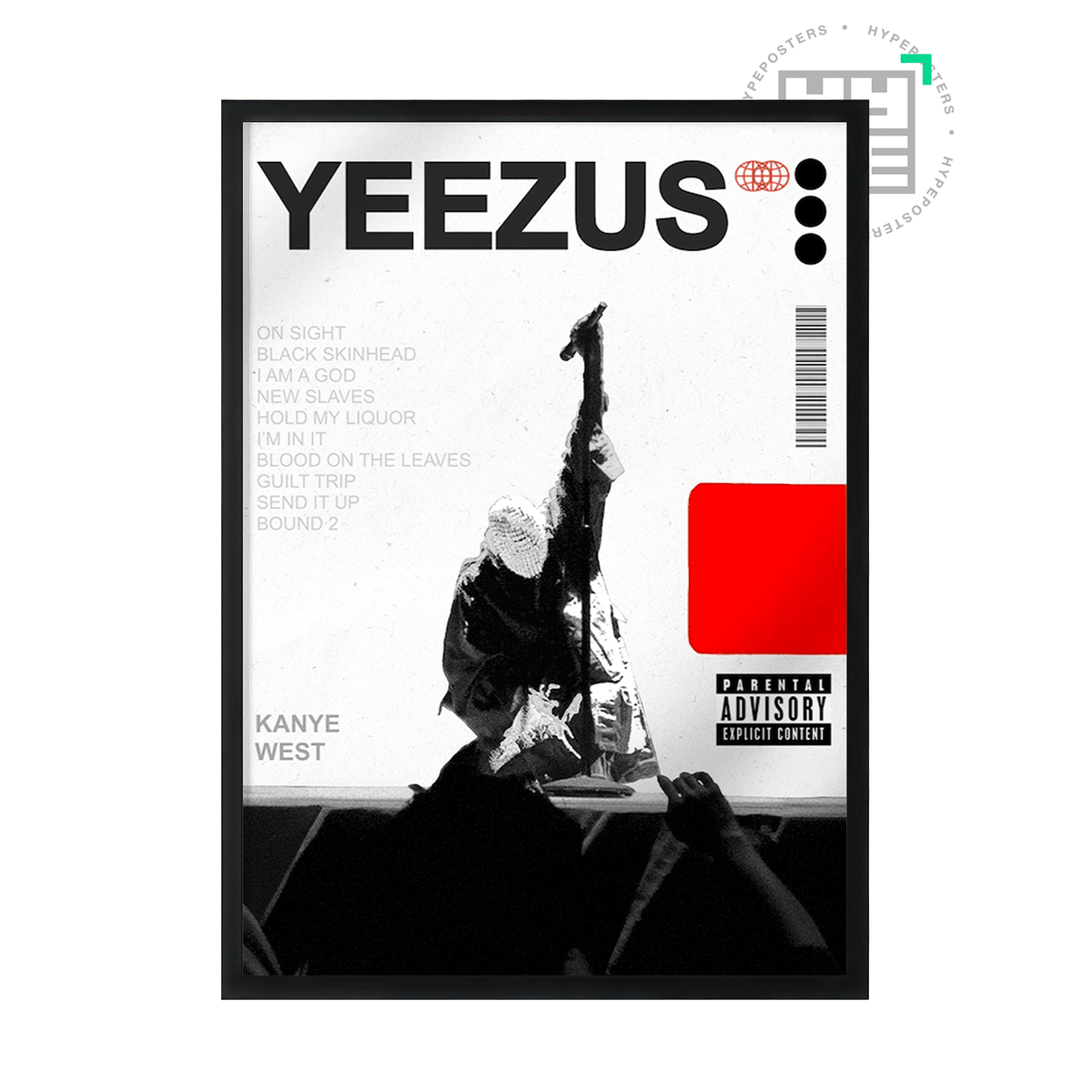 Kanye West Yeezus Poster - Posters, Prints & Wall Art | HYPE Posters