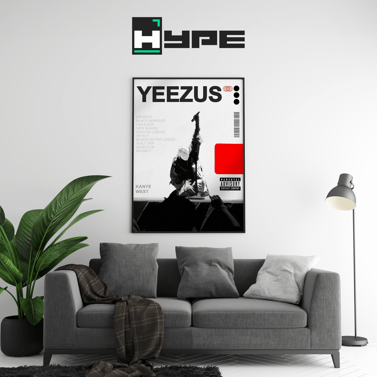Kanye West Yeezus Poster - Posters, Prints & Wall Art | HYPE Posters