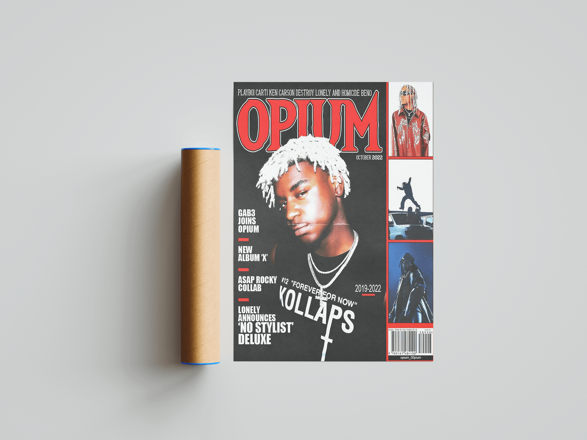 Ken Carson - Magazine Cover Poster - Posters, Prints & Wall Art | HYPE Posters