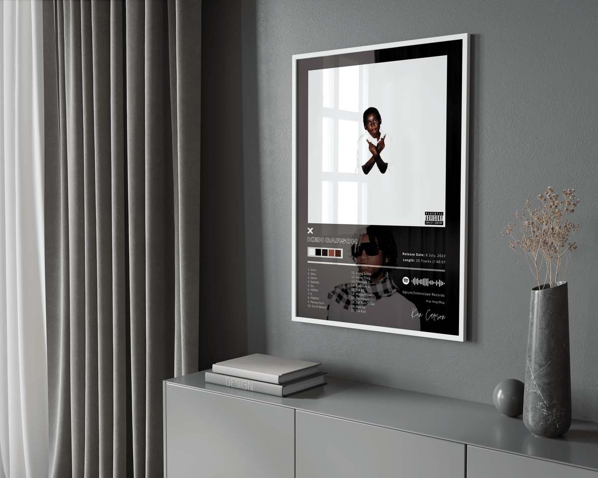 Ken Carson 'X' Album Poster - Posters, Prints & Wall Art | HYPE Posters