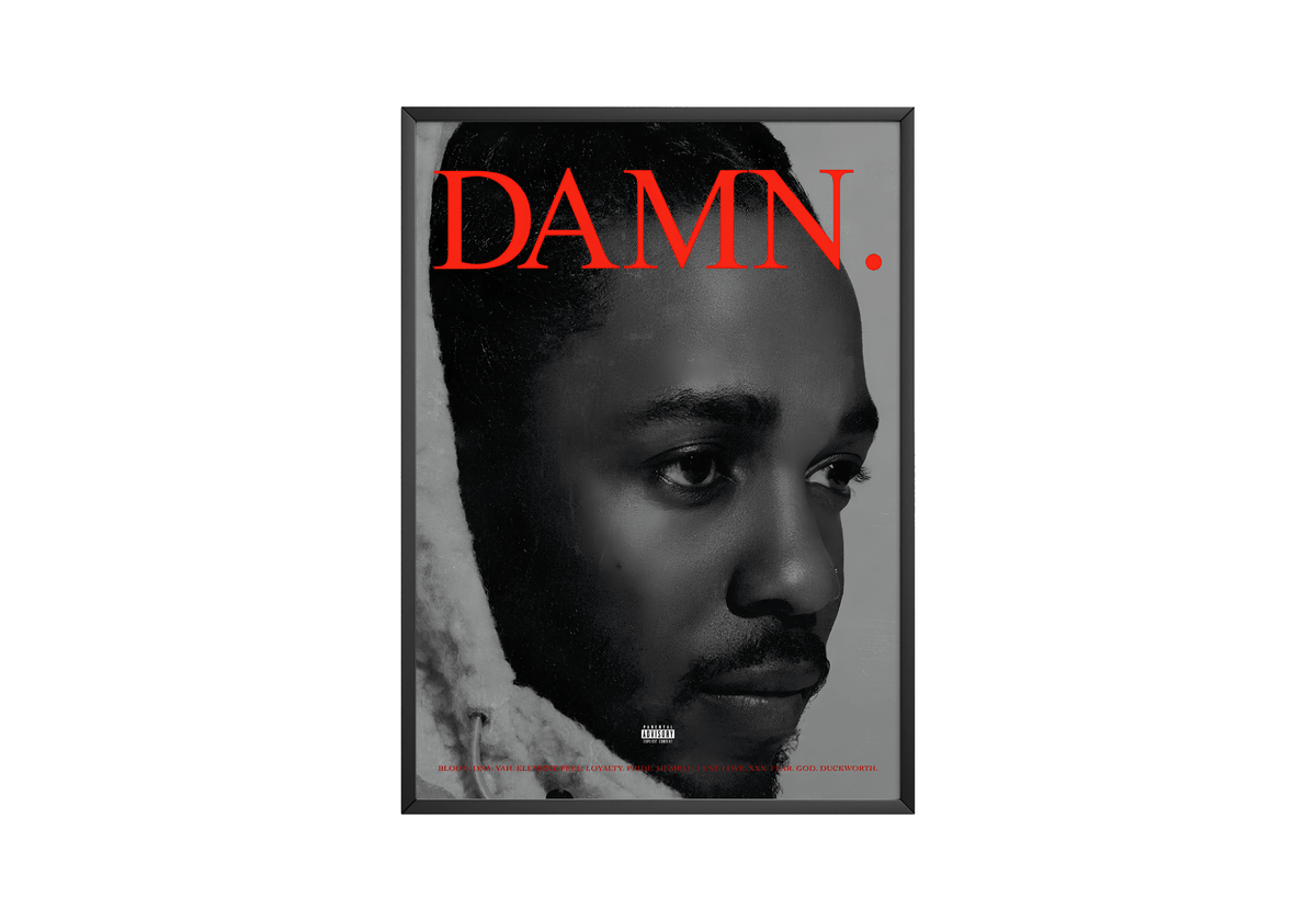 Kendrick Lamar 'DAMN' Focus Poster - Posters, Prints & Wall Art | HYPE Posters