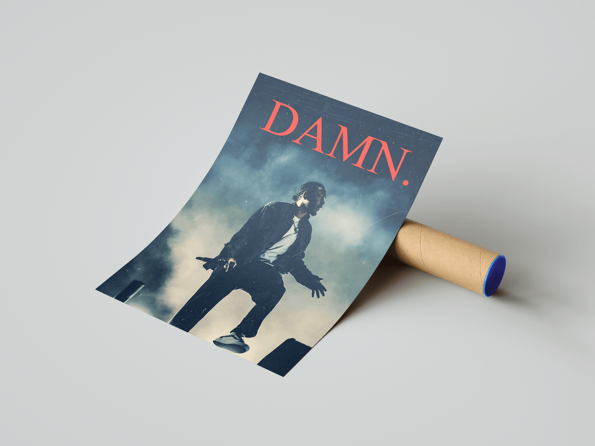 Kendrick Lamar 'Damn' Stage Poster - Posters, Prints & Wall Art | HYPE Posters