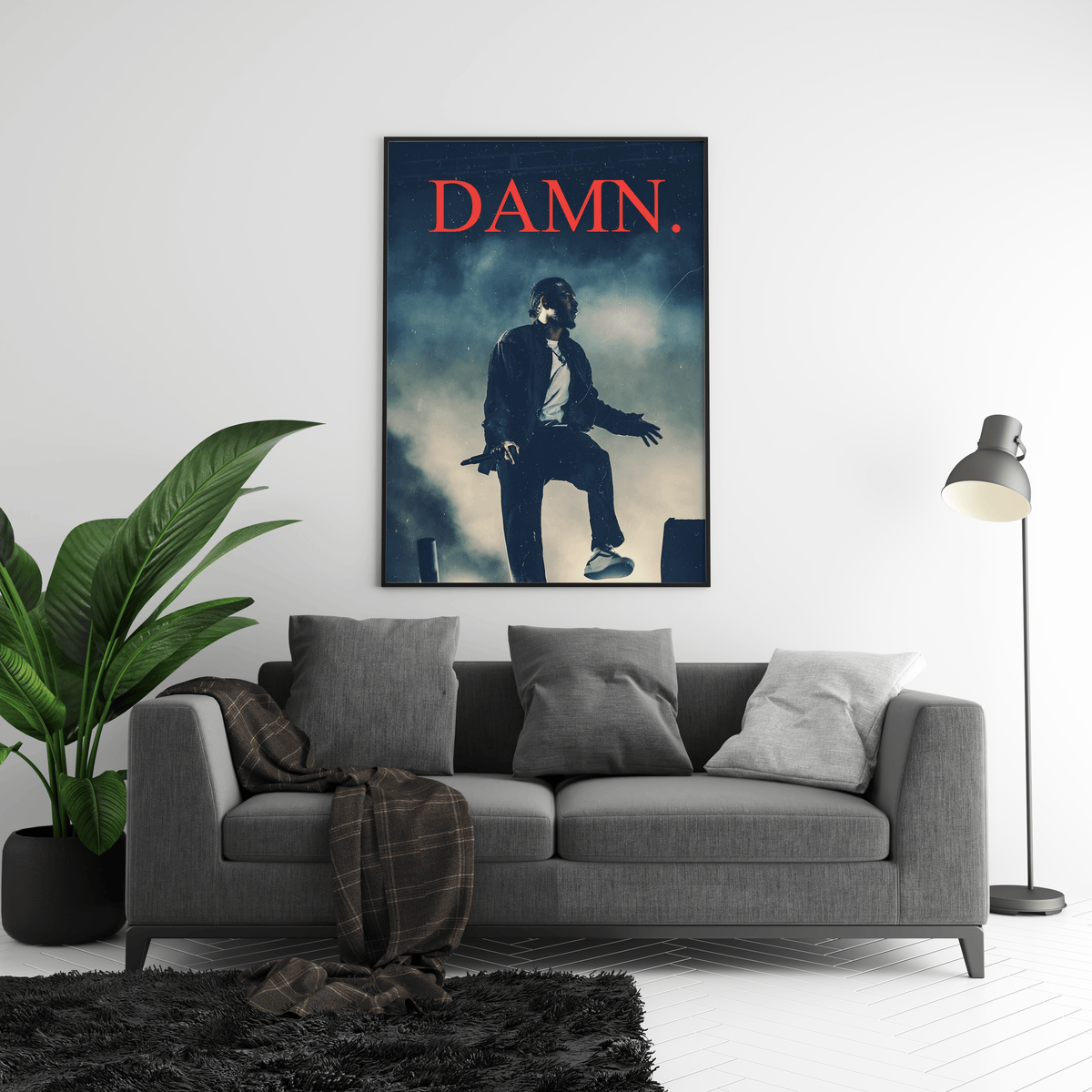 Kendrick Lamar 'Damn' Stage Poster - Posters, Prints & Wall Art | HYPE Posters