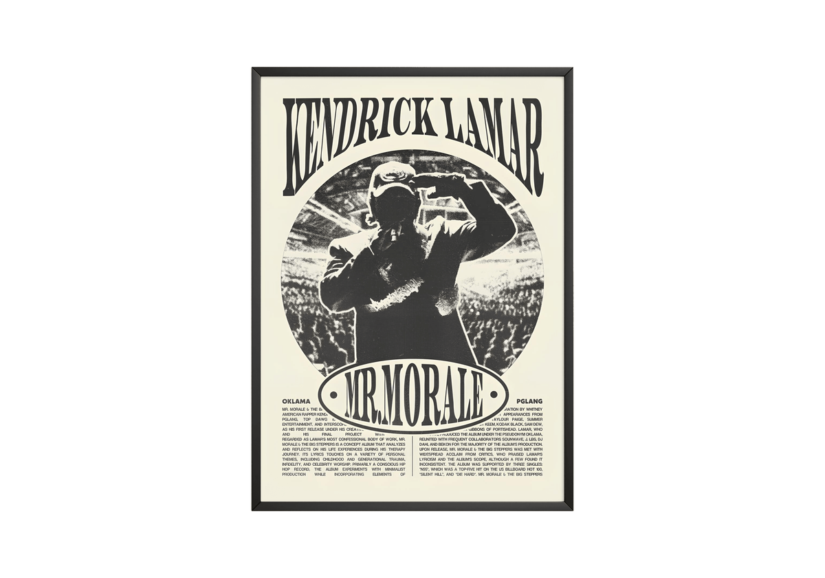 Kendrick Lamar 'Mr Morale' Poster - Posters, Prints & Wall Art | HYPE Posters