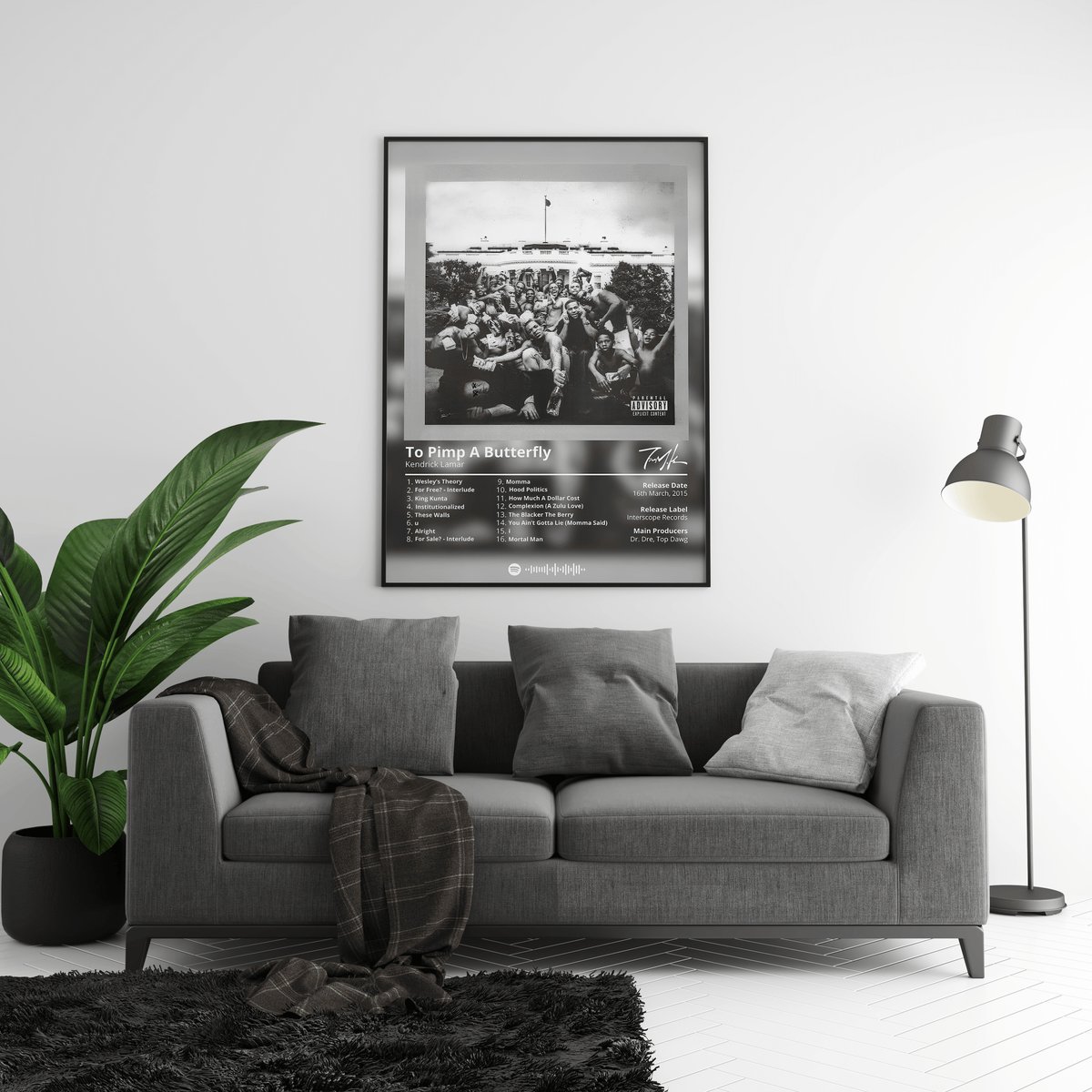 Kendrick Lamar - "To Pimp A Butterfly" Album Poster - Posters, Prints & Wall Art | HYPE Posters