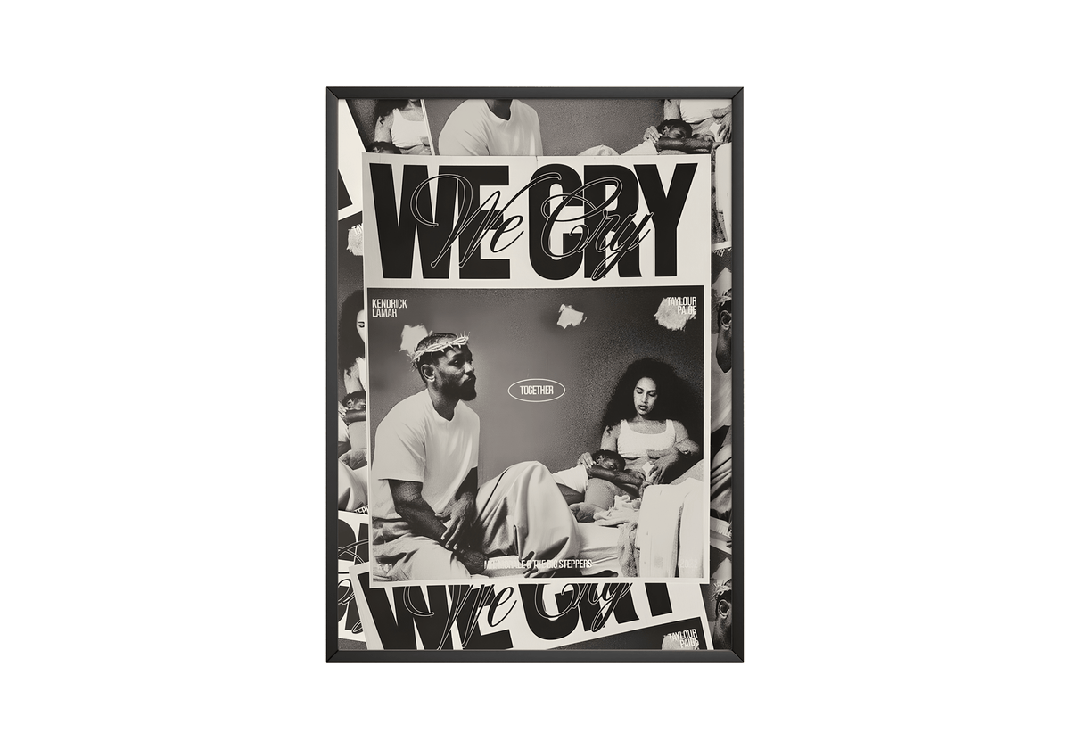 Kendrick Lamar 'We Cry' Poster - Posters, Prints & Wall Art | HYPE Posters