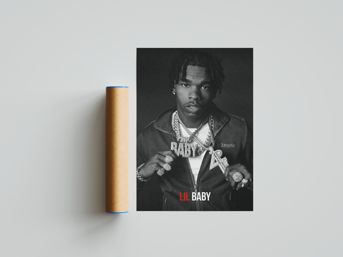 Lil Baby 'Focus' Poster - Posters, Prints & Wall Art | HYPE Posters
