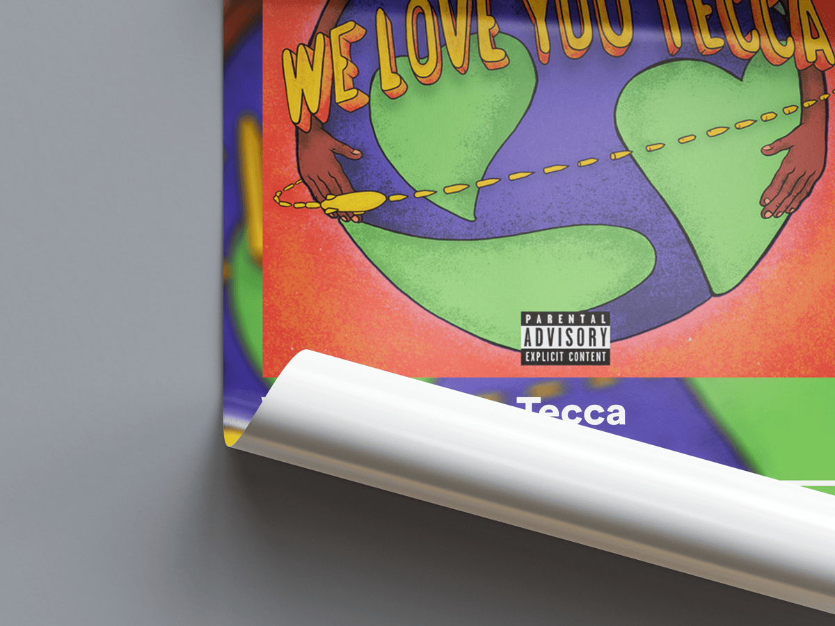 Lil Tecca 'We Love You Tecca' Album Poster - Posters, Prints & Wall Art | HYPE Posters