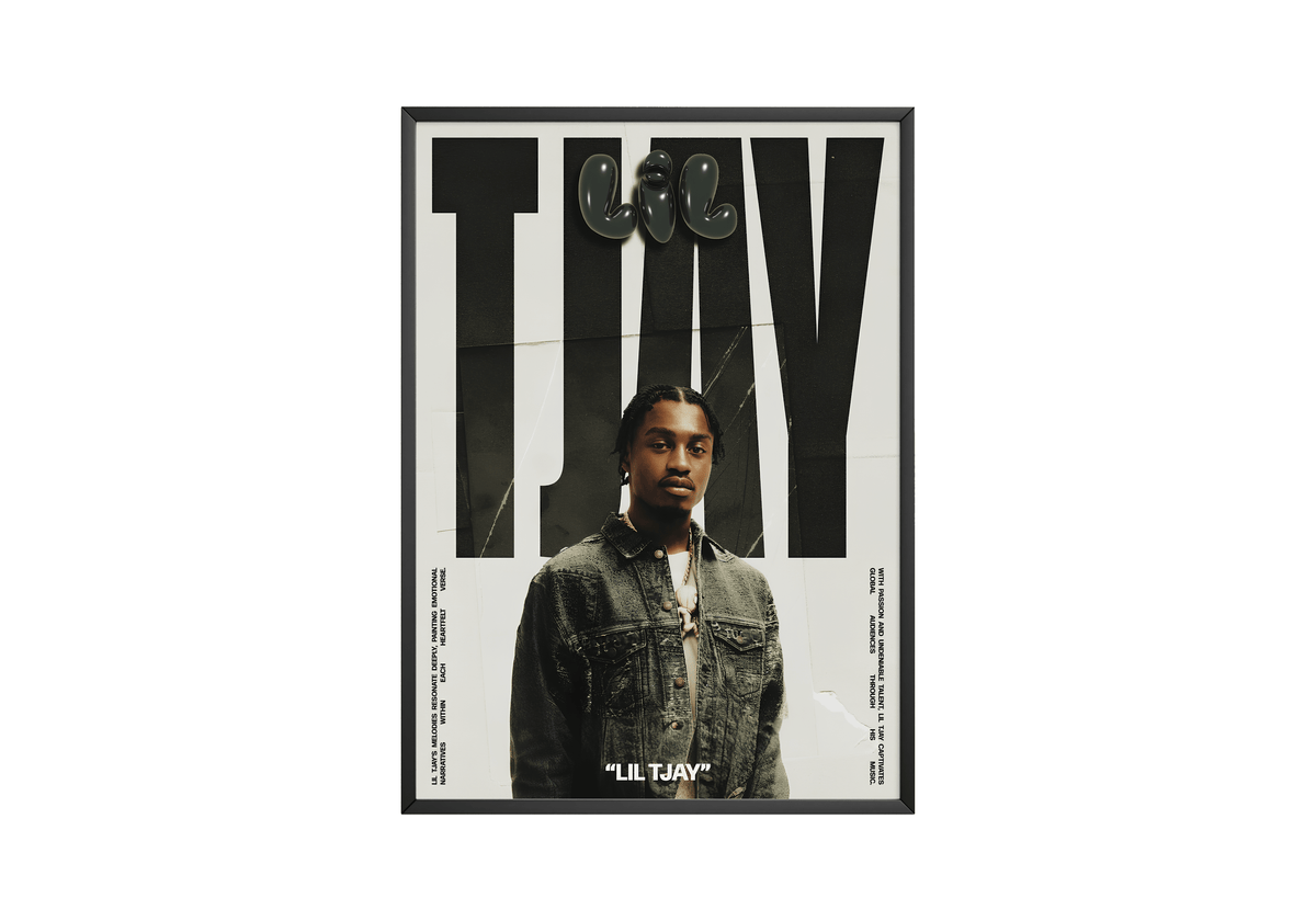 Lil Tjay 'Focus' Poster - Posters, Prints & Wall Art | HYPE Posters