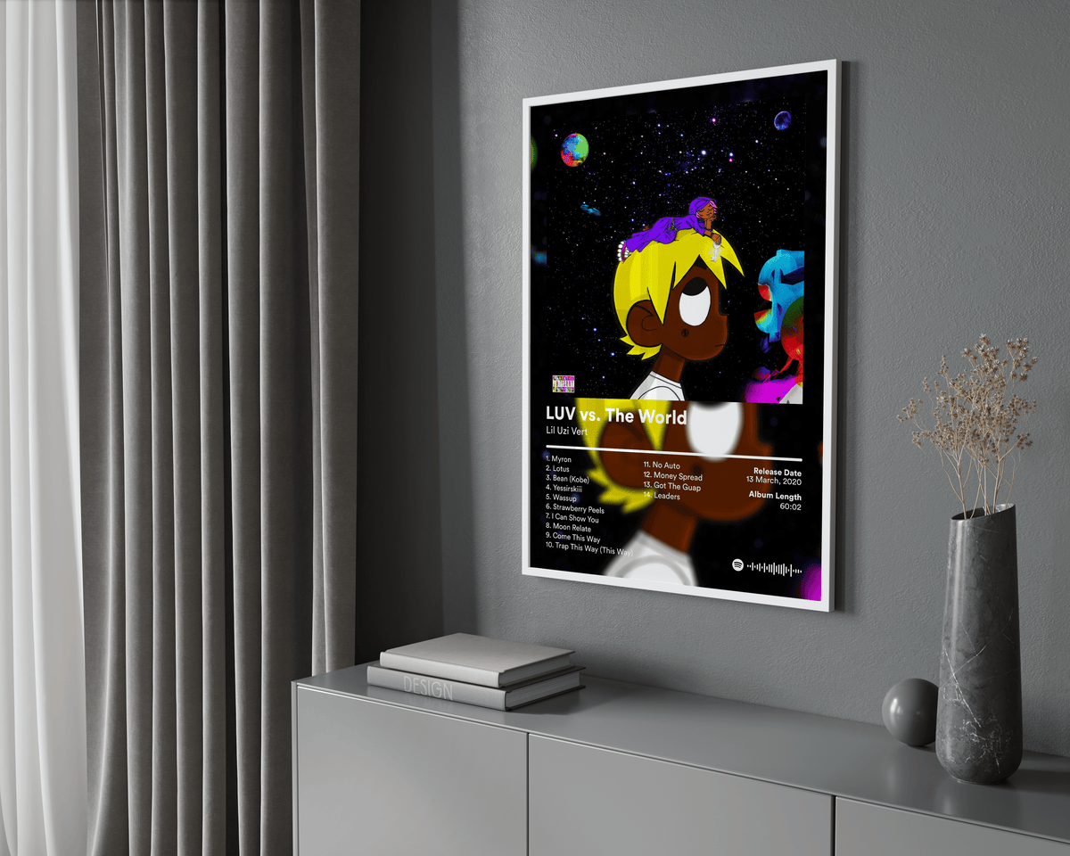 Lil Uzi Vert 'LUV vs. The World' Album Poster - Posters, Prints & Wall Art | HYPE Posters