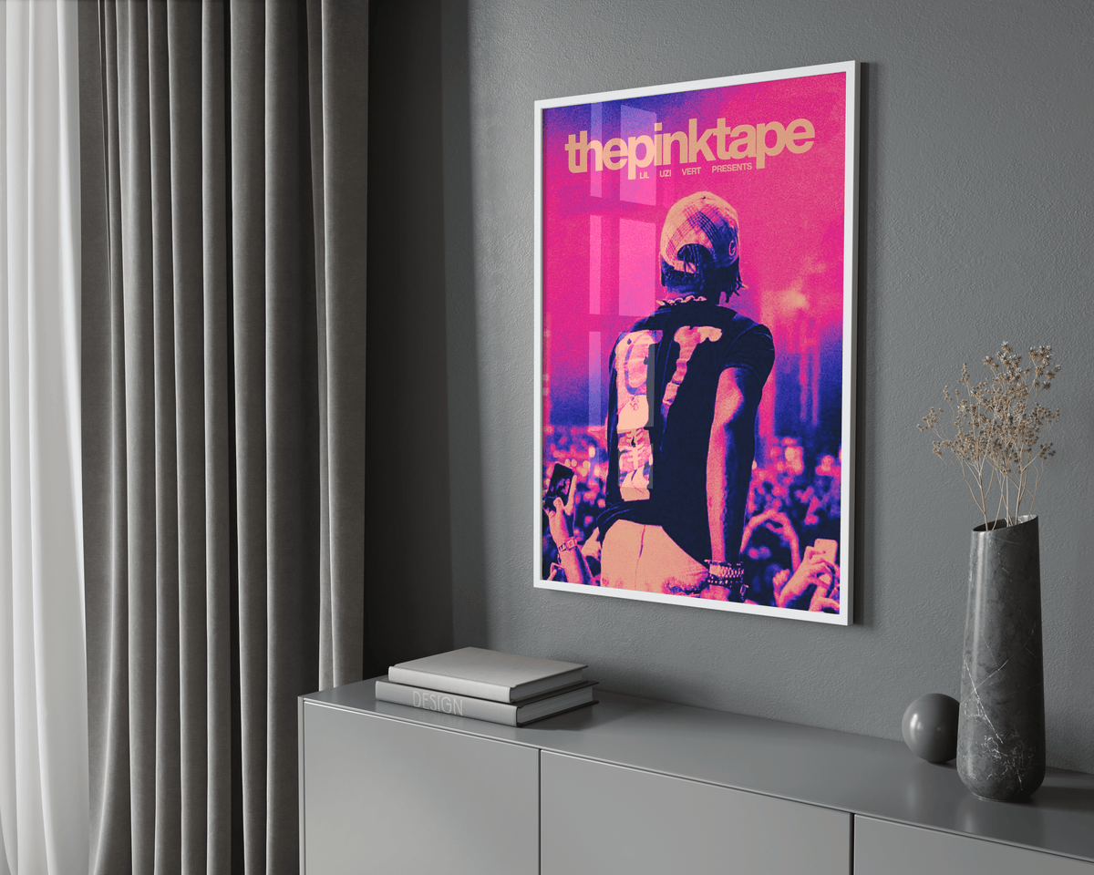 Lil Uzi Vert 'Pink Tapes' Poster - Posters, Prints & Wall Art | HYPE Posters