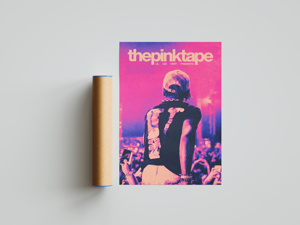 Lil Uzi Vert 'Pink Tapes' Poster - Posters, Prints & Wall Art | HYPE Posters