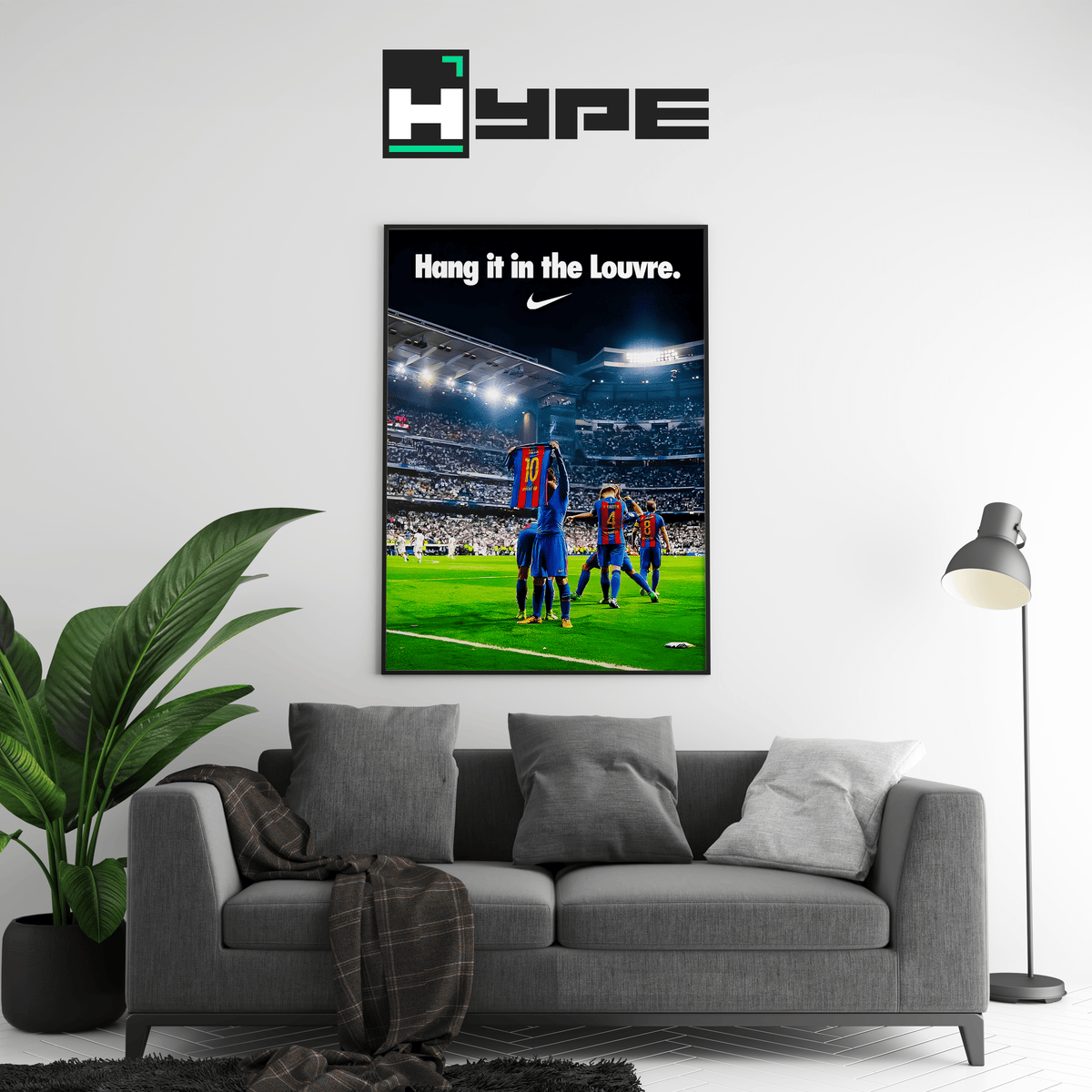 Messi 'Hang It In The Louvre' Poster - Posters, Prints & Wall Art | HYPE Posters