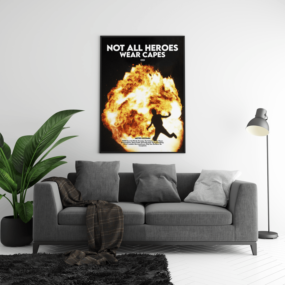 Metro Boomin 'Not All Heroes Wear Capes' Poster - Posters, Prints & Wall Art | HYPE Posters