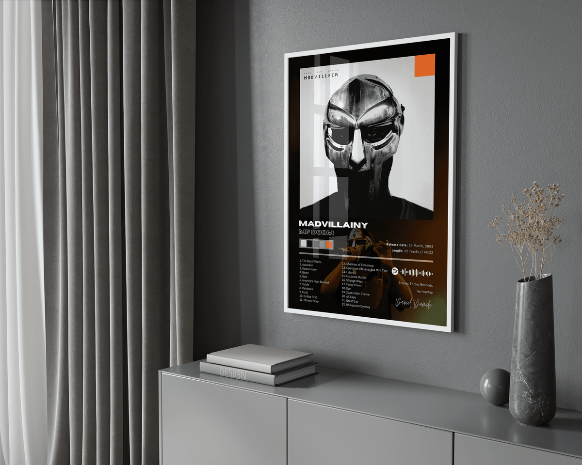 MF DOOM 'Madvillainy' Album Poster - Posters, Prints & Wall Art | HYPE Posters