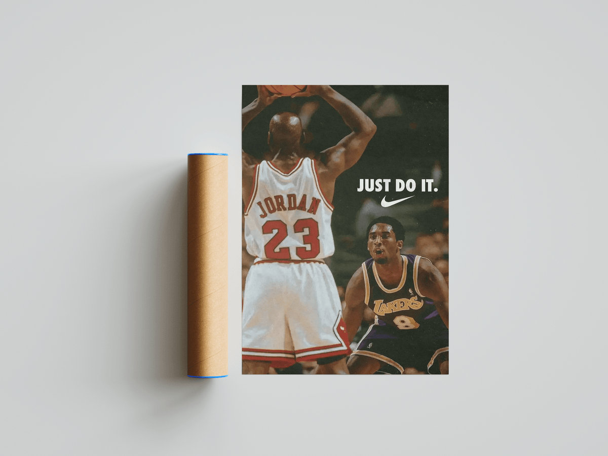 Michael Jordan X Kobe 'Mamba' Poster - Posters, Prints & Wall Art | HYPE Posters