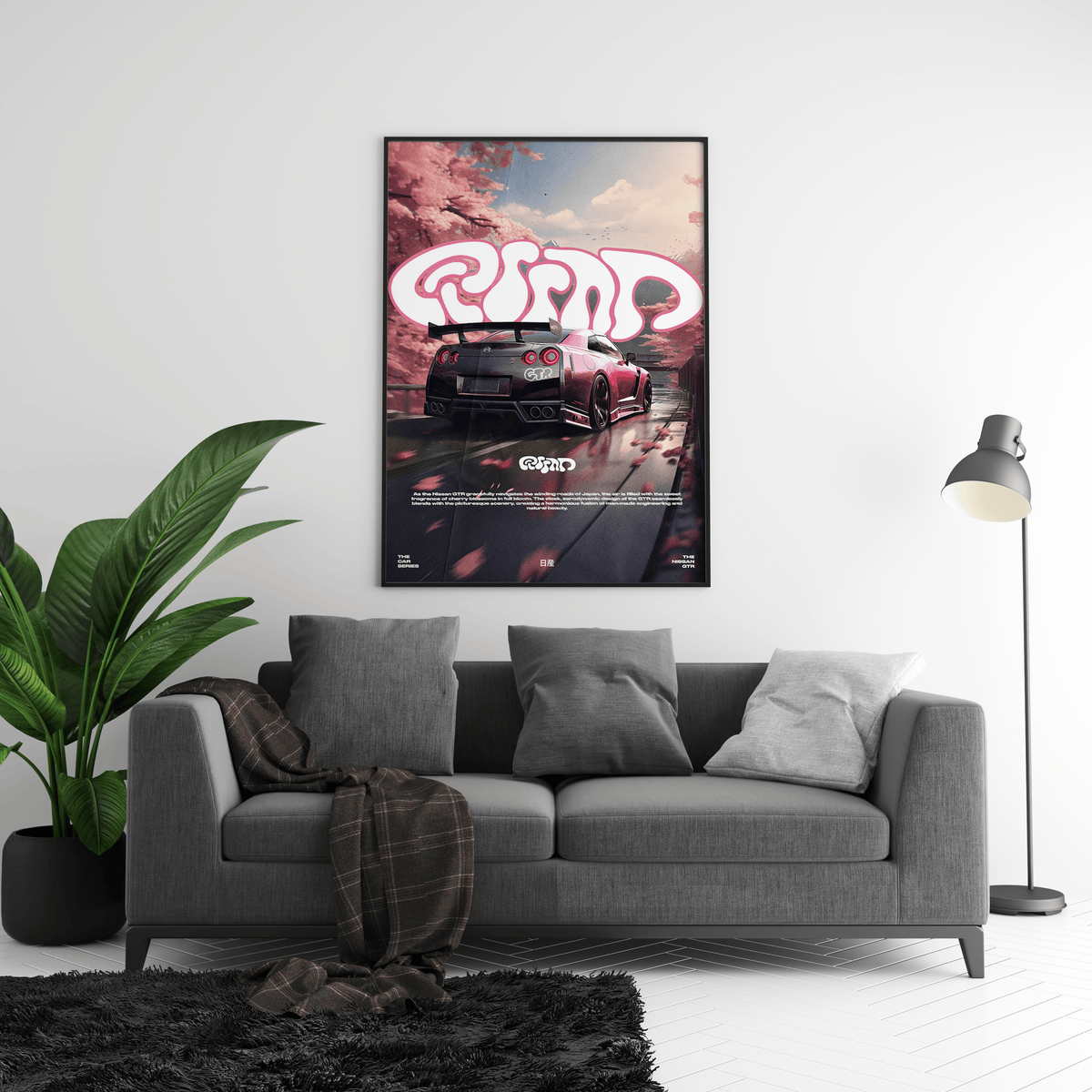 Nissan GTR Poster - Posters, Prints & Wall Art | HYPE Posters