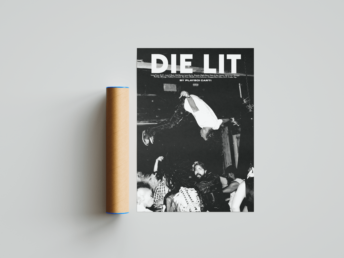 Playboi Carti 'Die Lit' Poster - Posters, Prints & Wall Art | HYPE Posters