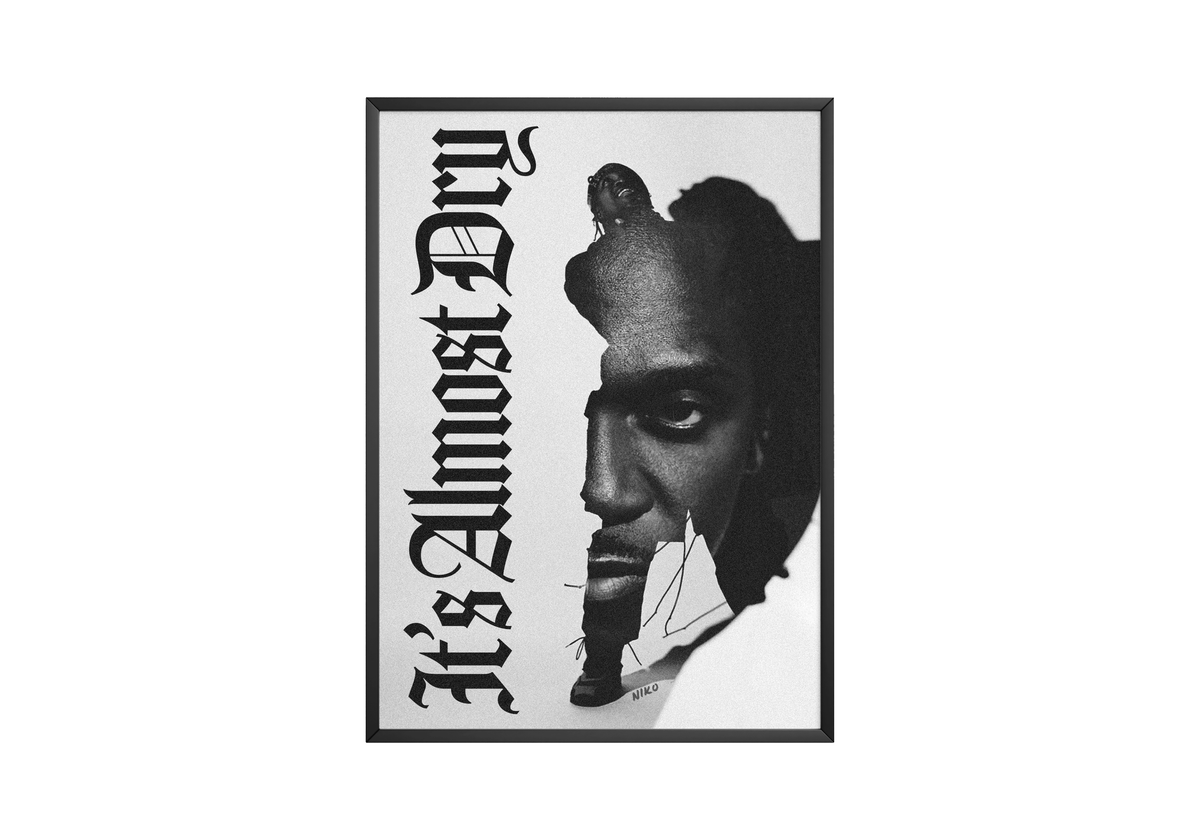 Pusha T 'Almost Dry' Poster - Posters, Prints & Wall Art | HYPE Posters