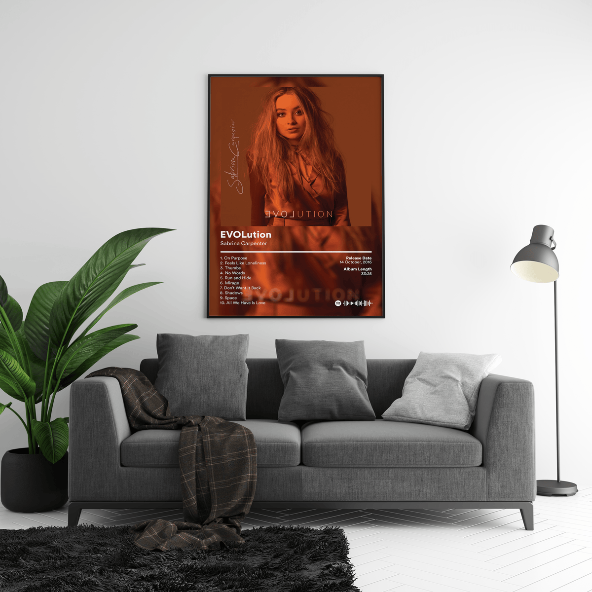 Sabrina Carpenter 'EVOLution' Album Poster - Posters, Prints & Wall Art | HYPE Posters
