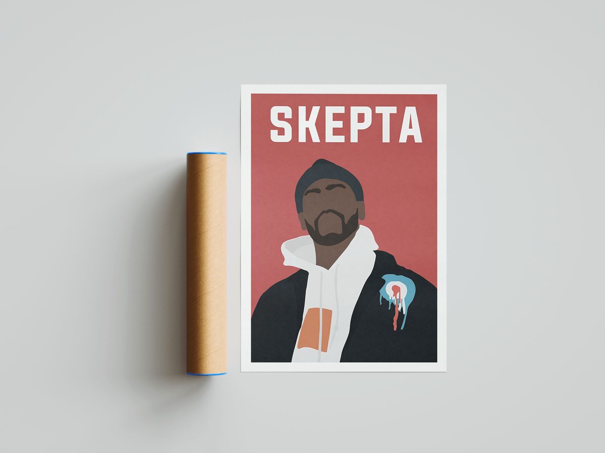 Skepta - Minimalist Poster - Posters, Prints & Wall Art | HYPE Posters