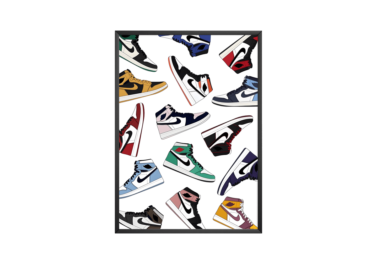 Sneaker Highs Poster - Posters, Prints & Wall Art | HYPE Posters
