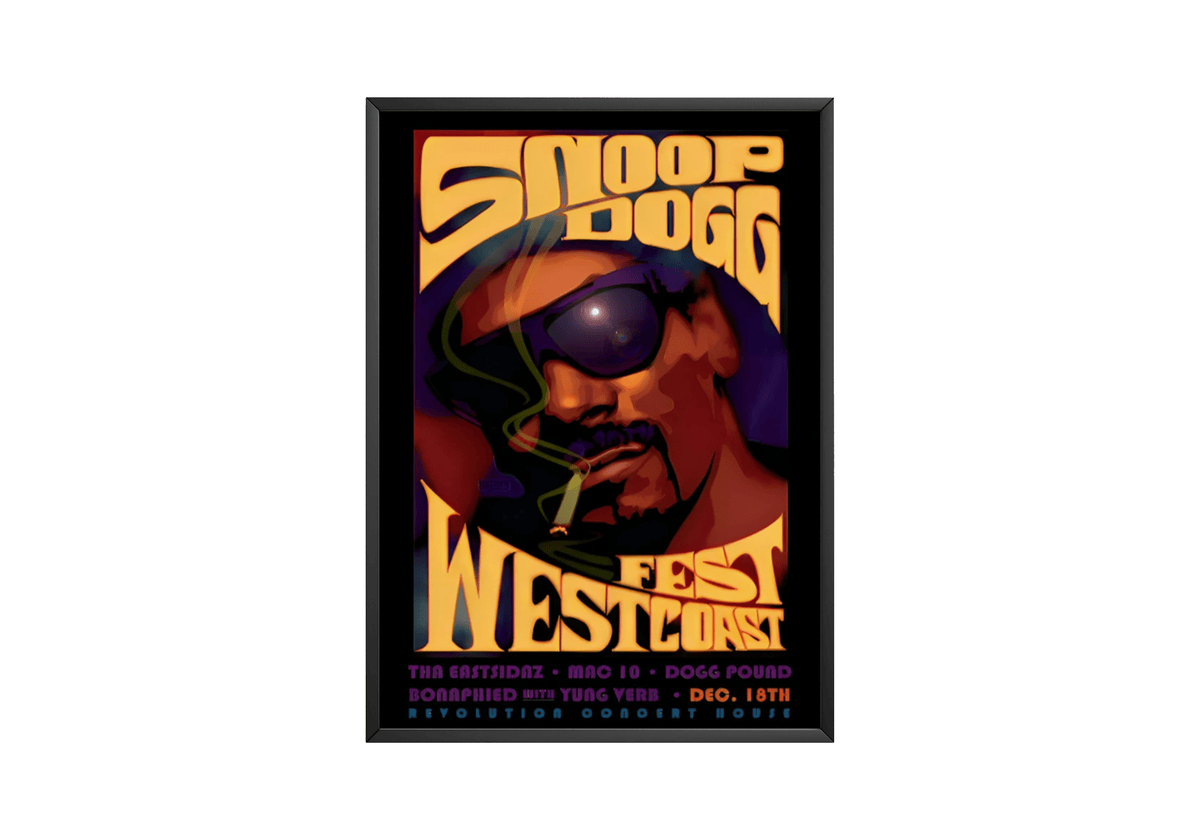 Snoop Dogg - Illustrative Poster - Posters, Prints & Wall Art | HYPE Posters