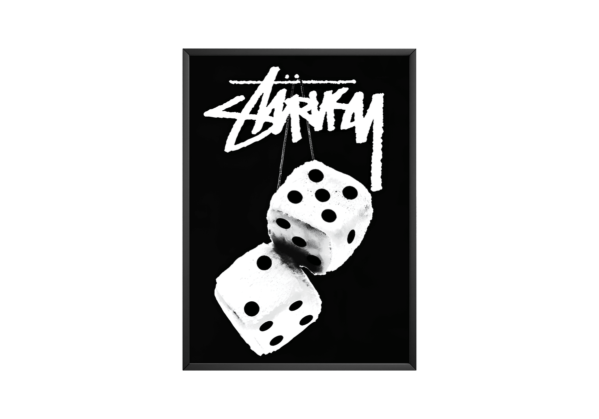 Stussy Dice Poster - Posters, Prints & Wall Art | HYPE Posters