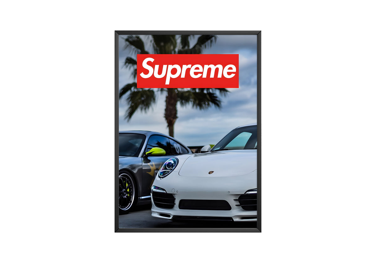Supreme Porsche Poster - Posters, Prints & Wall Art | HYPE Posters