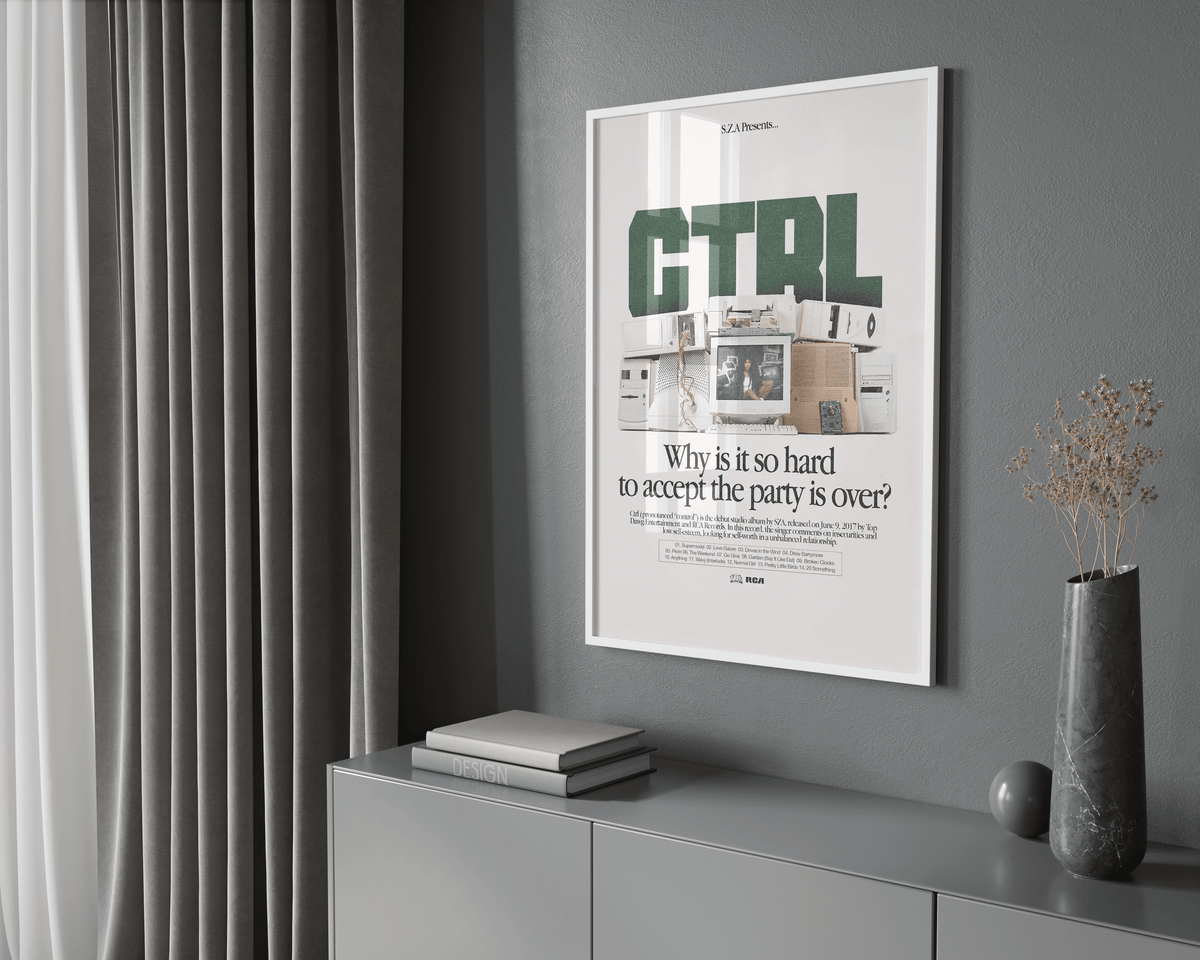 SZA 'CTRL' Poster - Posters, Prints & Wall Art | HYPE Posters