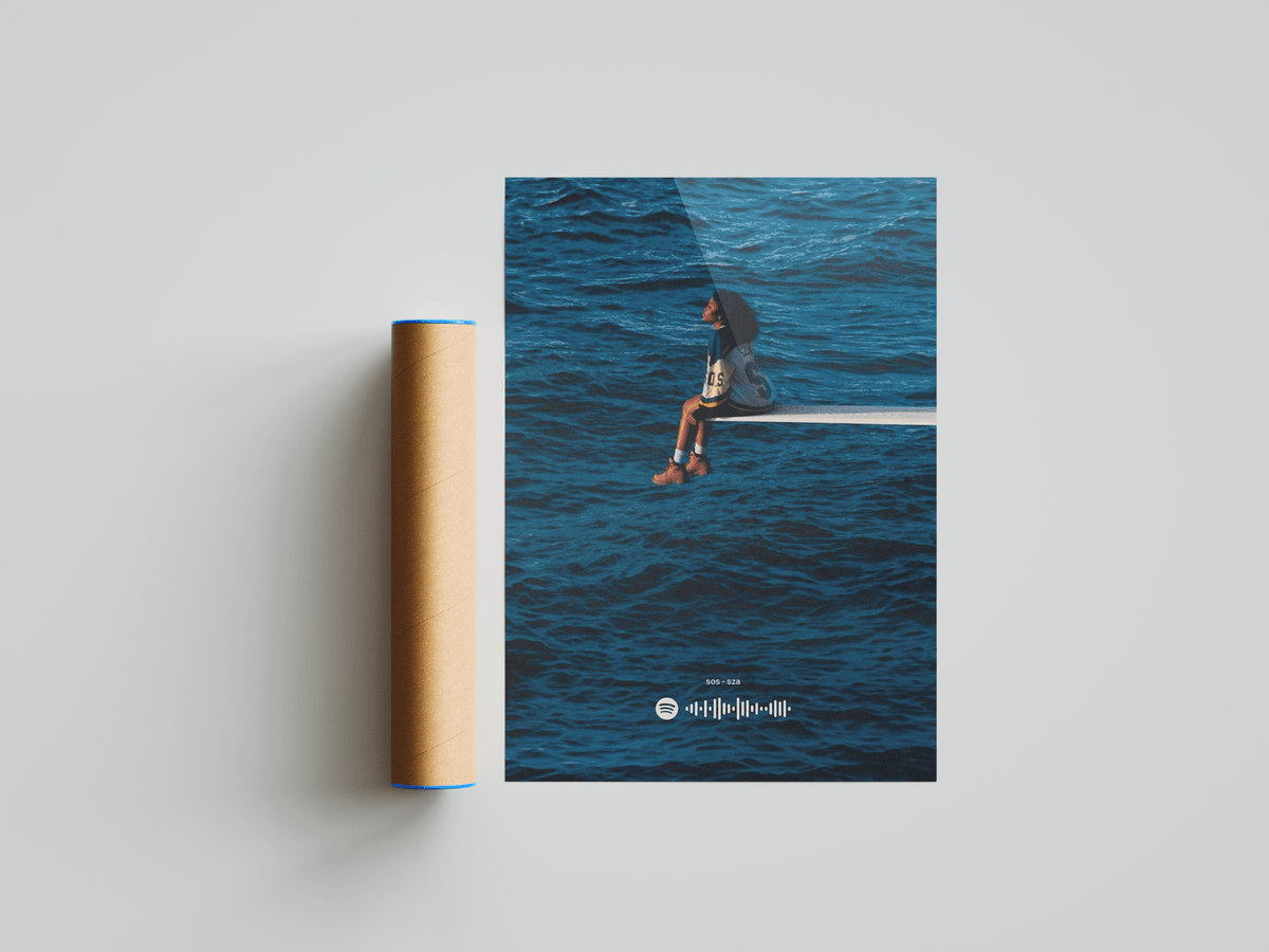 SZA 'SOS' Spotify Poster - Posters, Prints & Wall Art | HYPE Posters