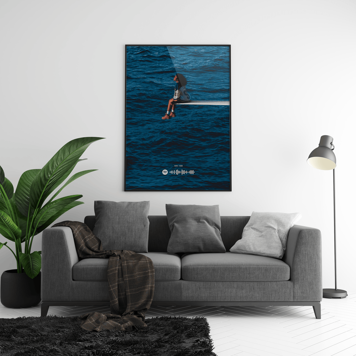 SZA 'SOS' Spotify Poster - Posters, Prints & Wall Art | HYPE Posters