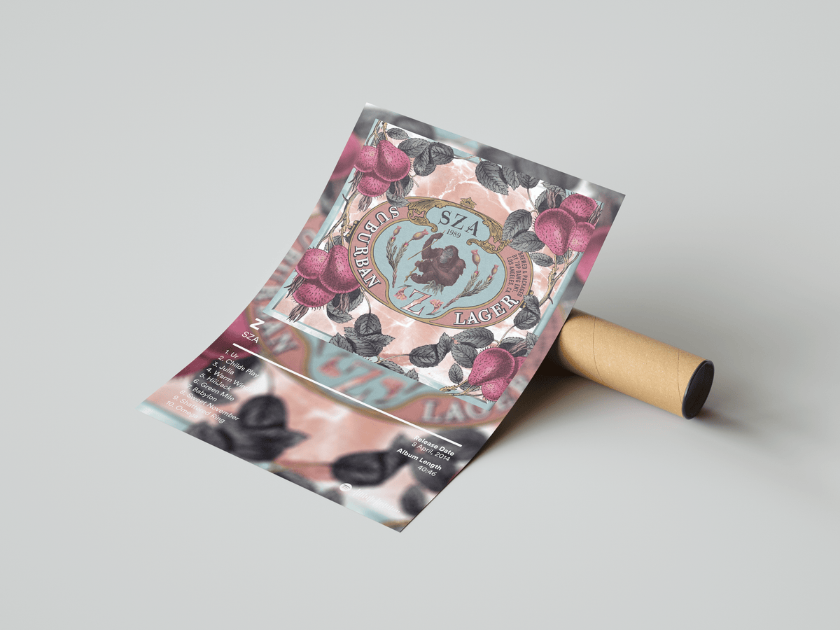 SZA 'Z' Album Poster - Posters, Prints & Wall Art | HYPE Posters