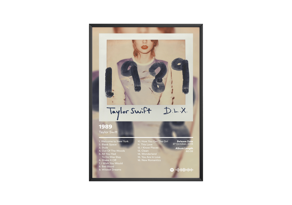 Taylor Swift '1989' Album Poster - Posters, Prints & Wall Art | HYPE Posters