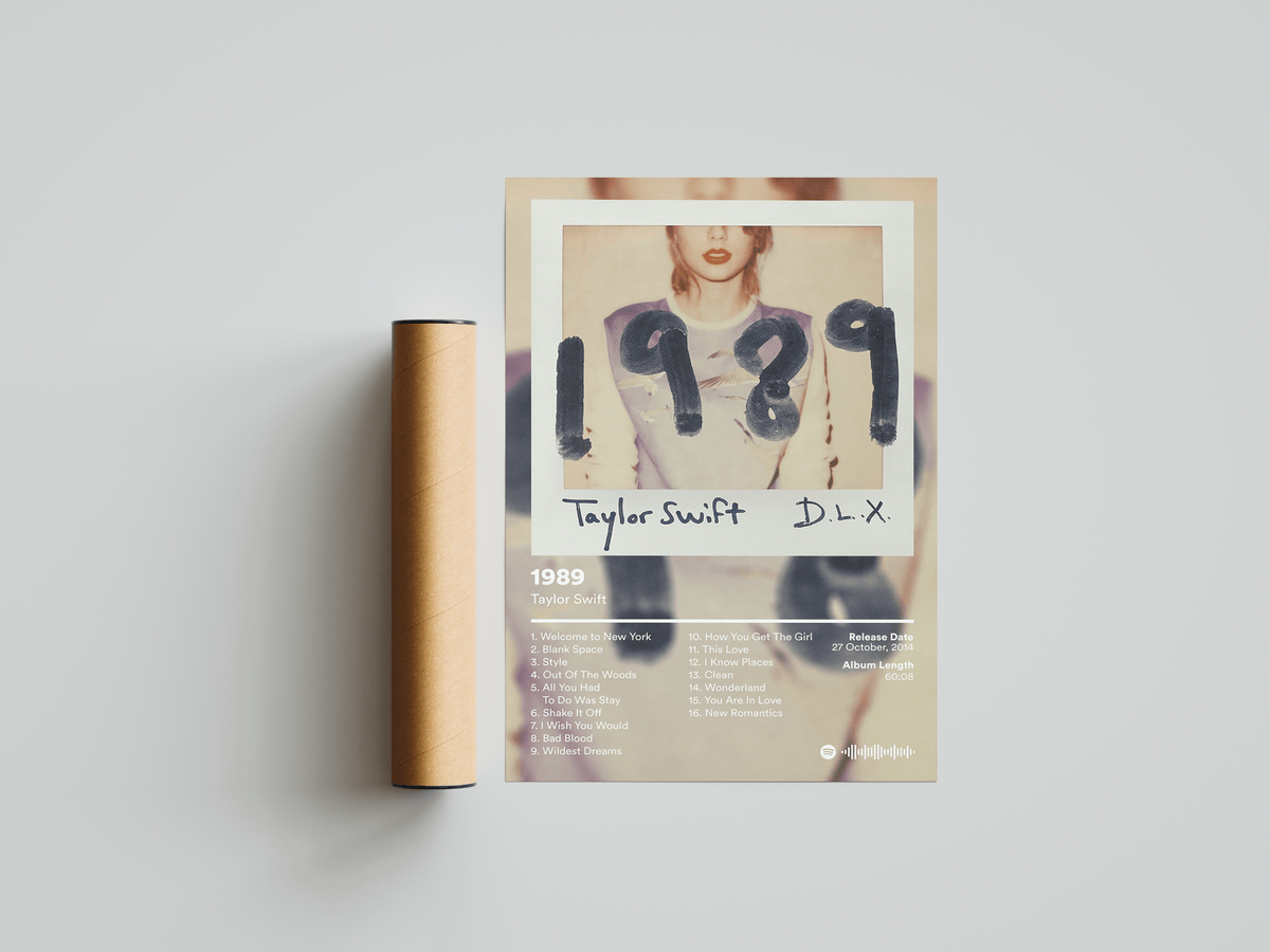 Taylor Swift '1989' Album Poster - Posters, Prints & Wall Art | HYPE Posters
