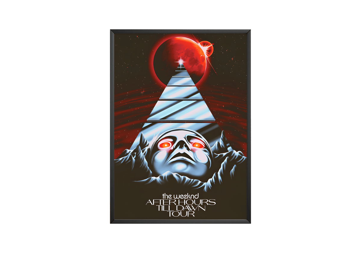 The Weeknd 'After Hours' Retro Poster - Posters, Prints & Wall Art | HYPE Posters