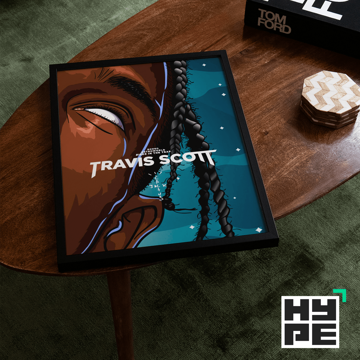 Travis Scott Art Poster - Posters, Prints & Wall Art | HYPE Posters