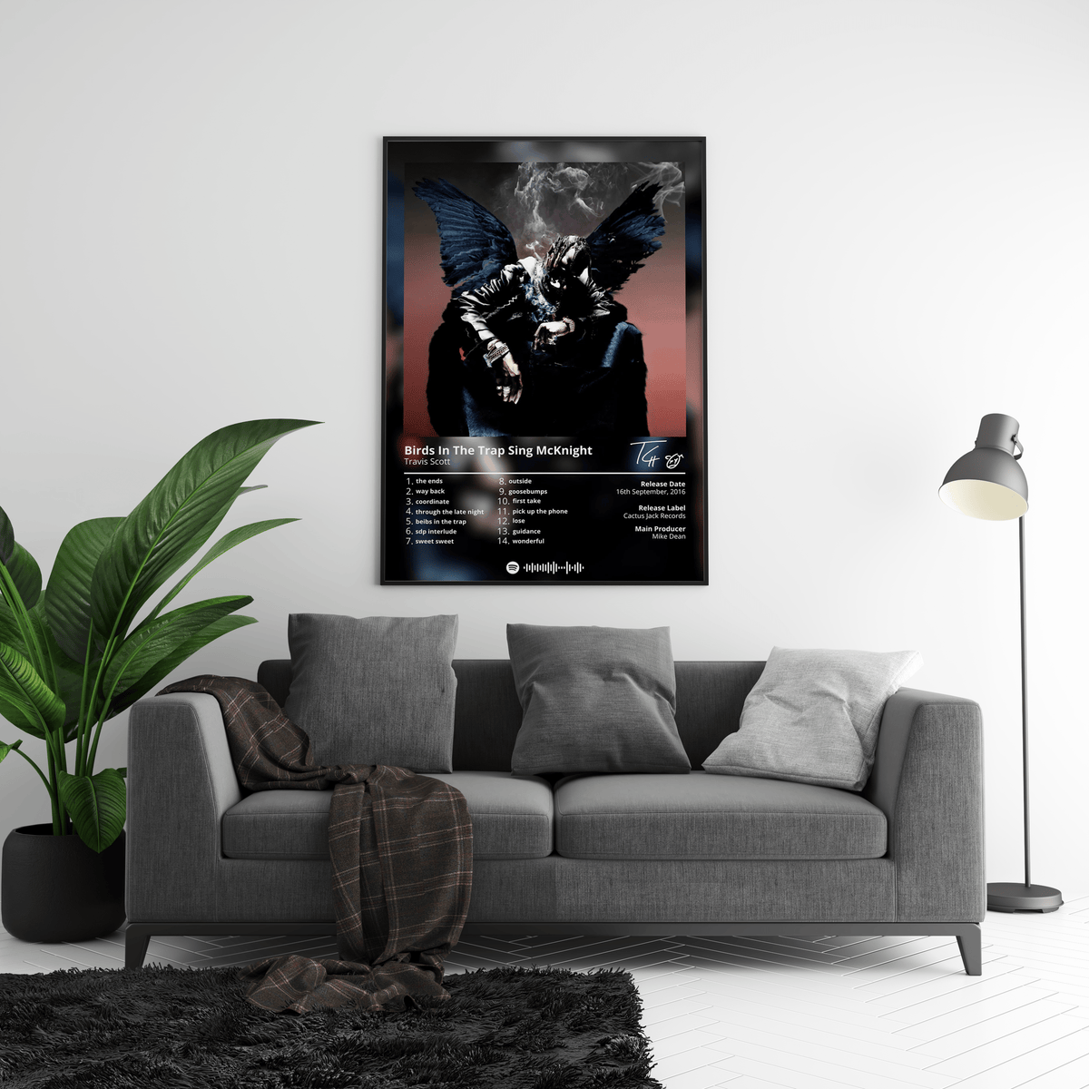 Travis Scott 'Birds In The Trap Sing McKnight' Album Poster - Posters, Prints & Wall Art | HYPE Posters