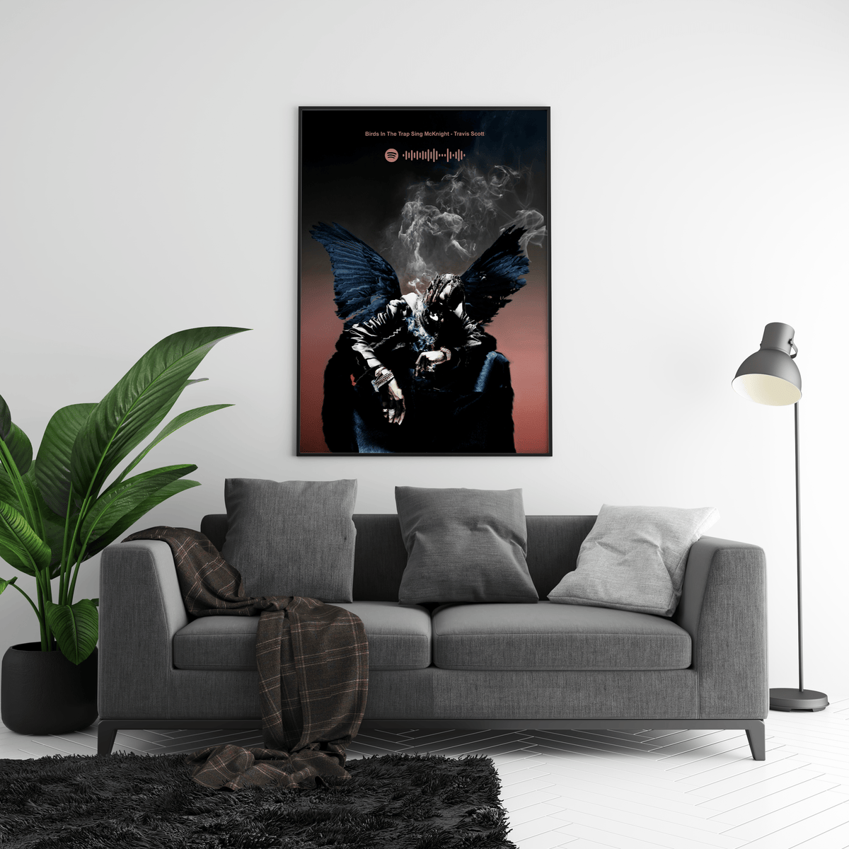 Travis Scott 'Birds In The Trap' Spotify Poster - Posters, Prints & Wall Art | HYPE Posters