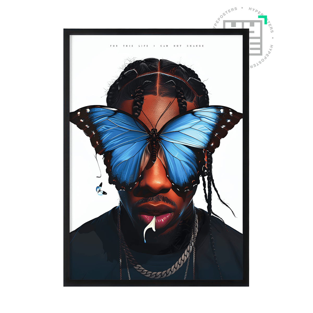 Travis Scott 'Butterfly' Poster - Posters, Prints & Wall Art | HYPE Posters