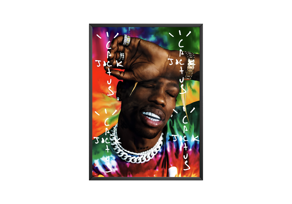 Travis Scott Cactus Jack Colours Poster - Posters, Prints & Wall Art | HYPE Posters