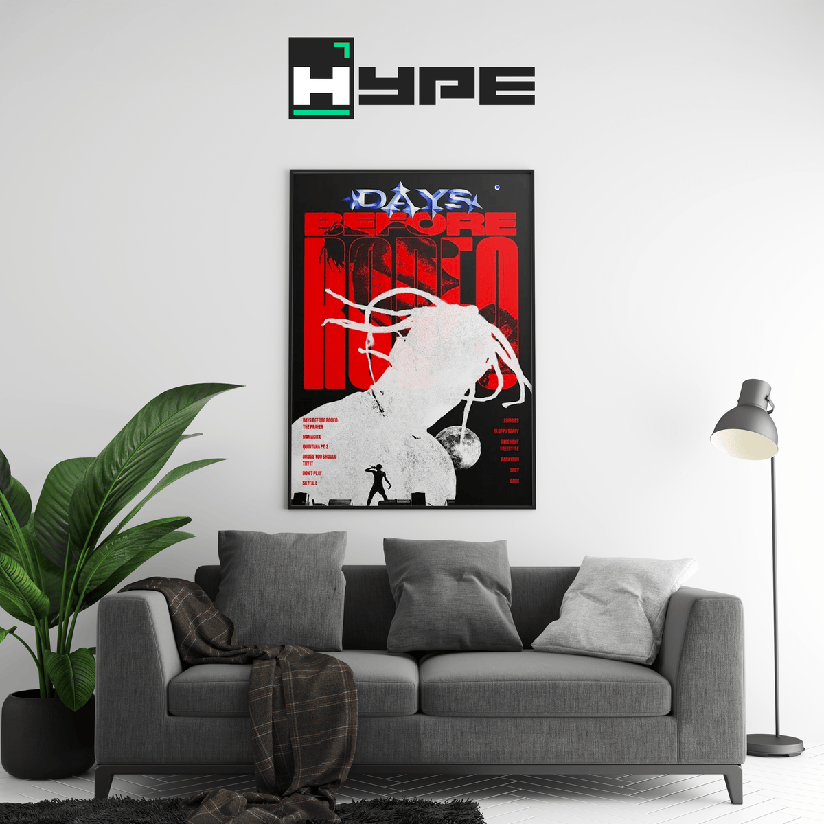 Travis Scott Days Before Rodeo Poster - Posters, Prints & Wall Art | HYPE Posters