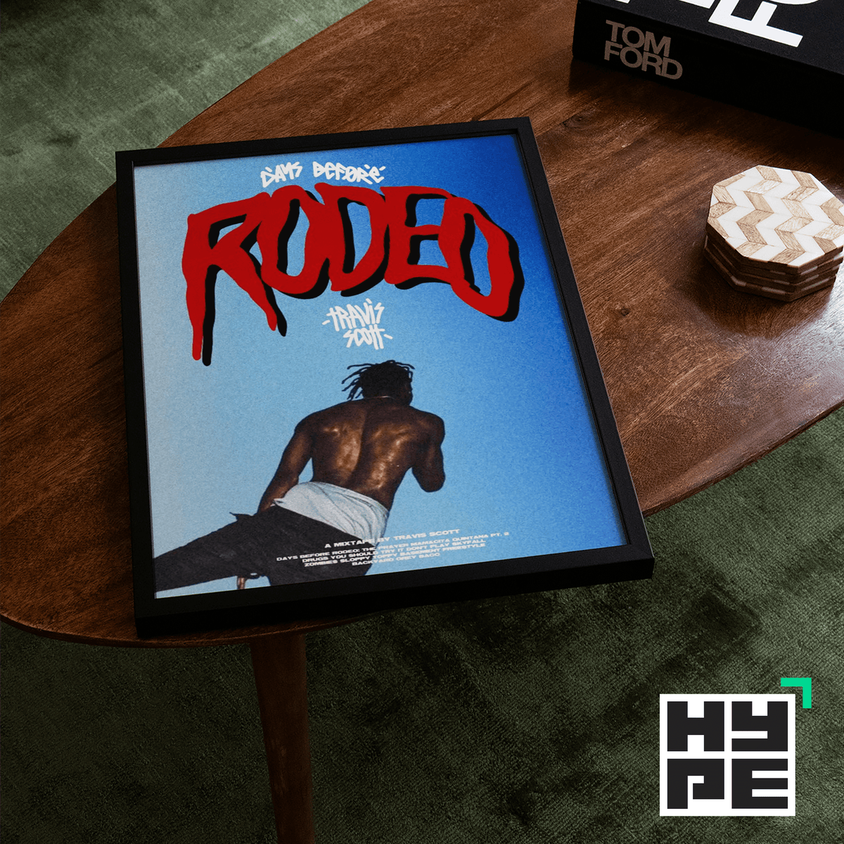 Travis Scott Days Before Rodeo Poster - Posters, Prints & Wall Art | HYPE Posters