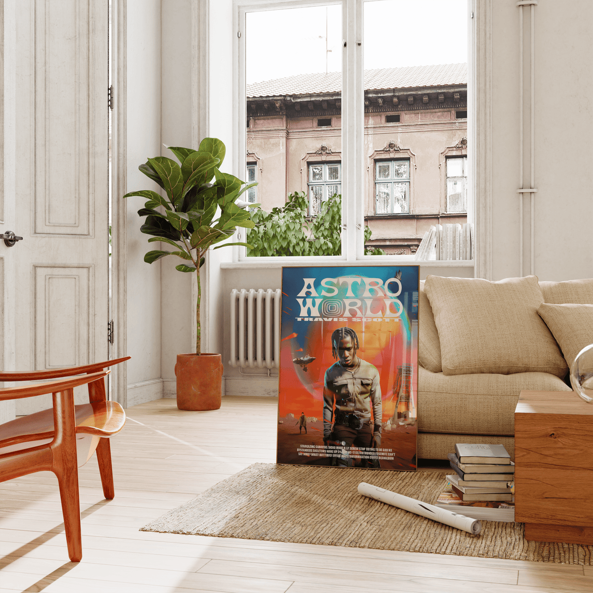 Travis Scott - Outerworld Atstro Poster - Posters, Prints & Wall Art | HYPE Posters