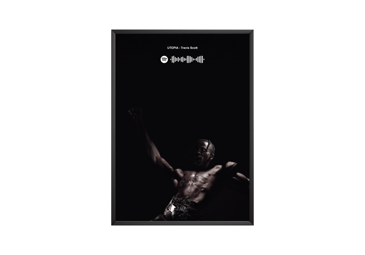 Travis Scott 'Utopia' Spotify Poster - Posters, Prints & Wall Art | HYPE Posters