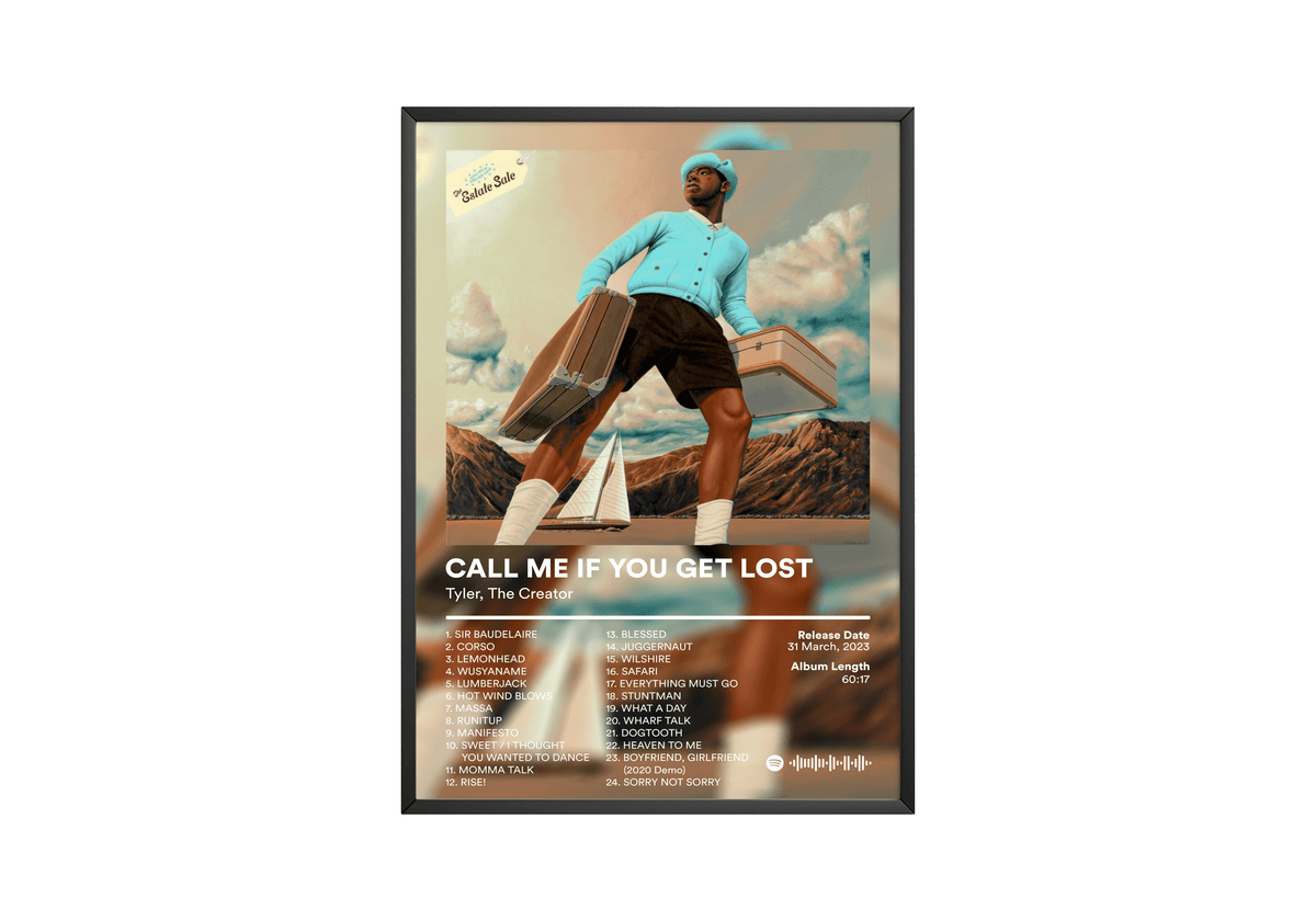 Tyler The Creator 'CMIYGL The Estate Sale' Album Poster - Posters, Prints & Wall Art | HYPE Posters